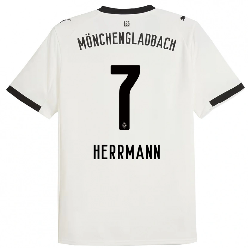 Danxen Herren Patrick Herrmann #7 Weiß Schwarz Heimtrikot Trikot 2025/26 T-Shirt