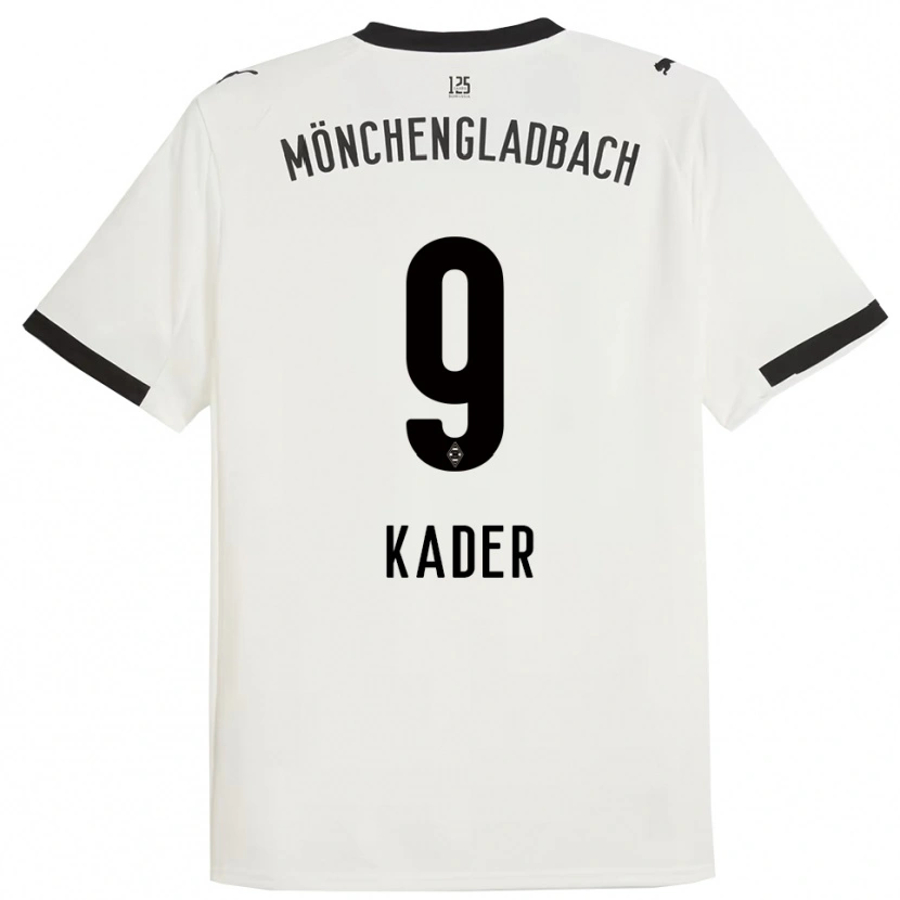 Danxen Herren Cagatay Kader #9 Weiß Schwarz Heimtrikot Trikot 2025/26 T-Shirt
