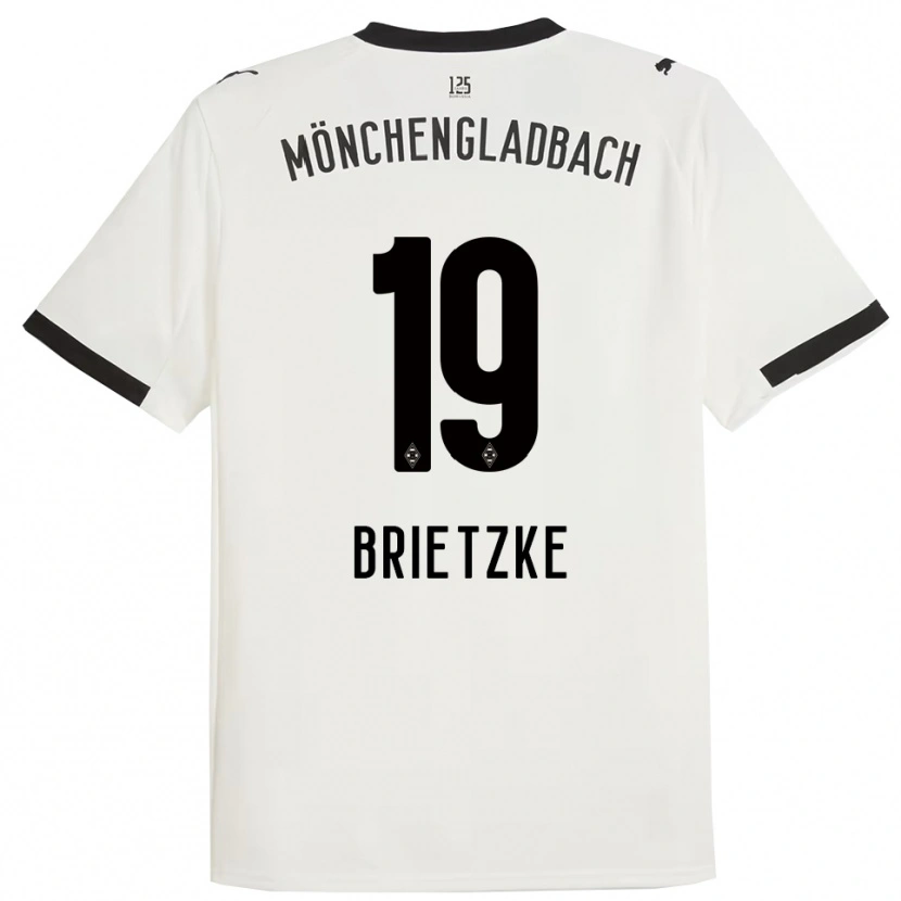 Danxen Herren Yvonne Brietzke #19 Weiß Schwarz Heimtrikot Trikot 2025/26 T-Shirt