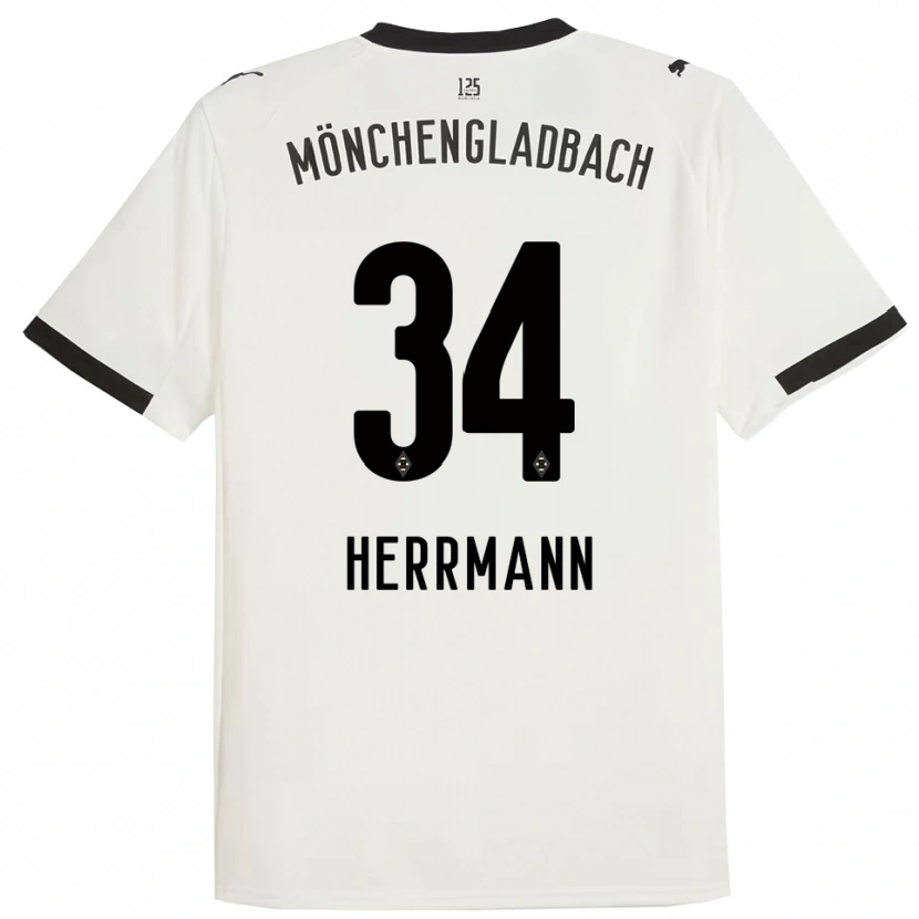 Danxen Herren Charles Herrmann #34 Weiß Schwarz Heimtrikot Trikot 2025/26 T-Shirt