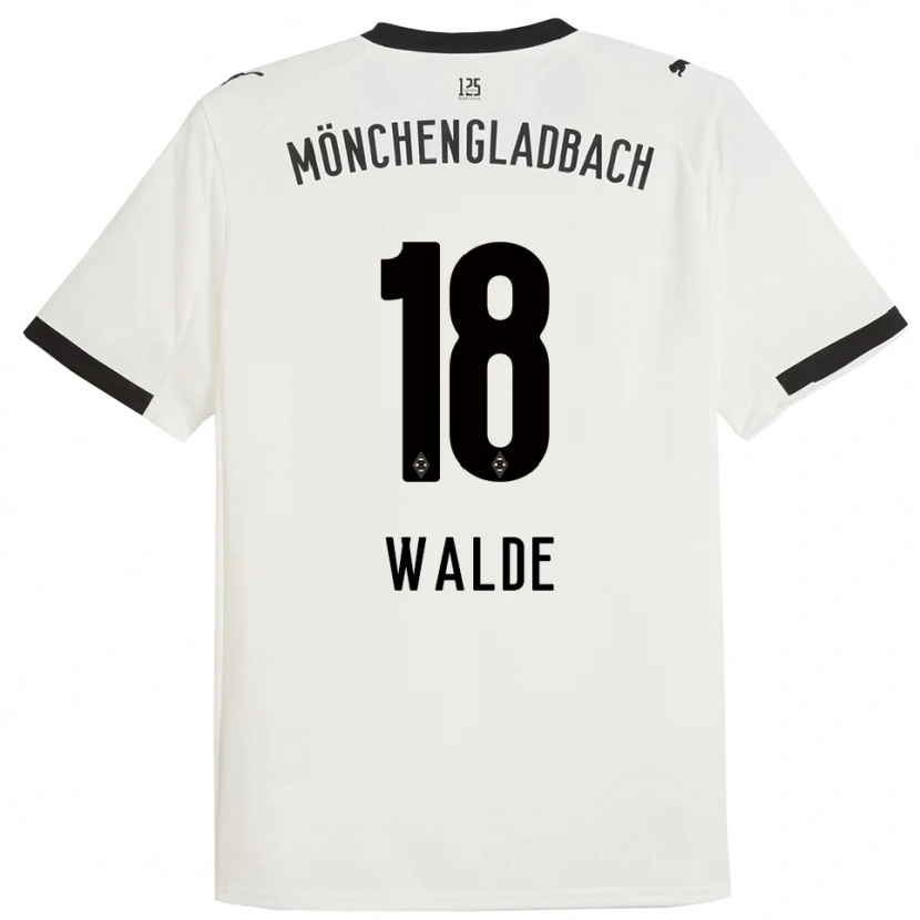 Danxen Herren Simon Walde #18 Weiß Schwarz Heimtrikot Trikot 2025/26 T-Shirt