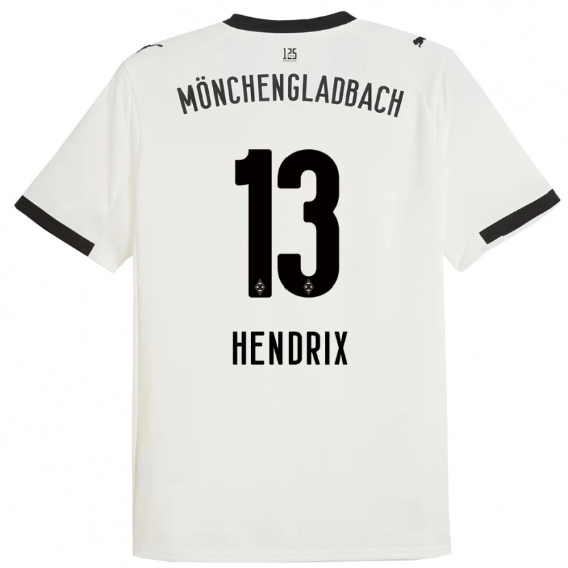 Danxen Herren Kas Hendrix #13 Weiß Schwarz Heimtrikot Trikot 2025/26 T-Shirt