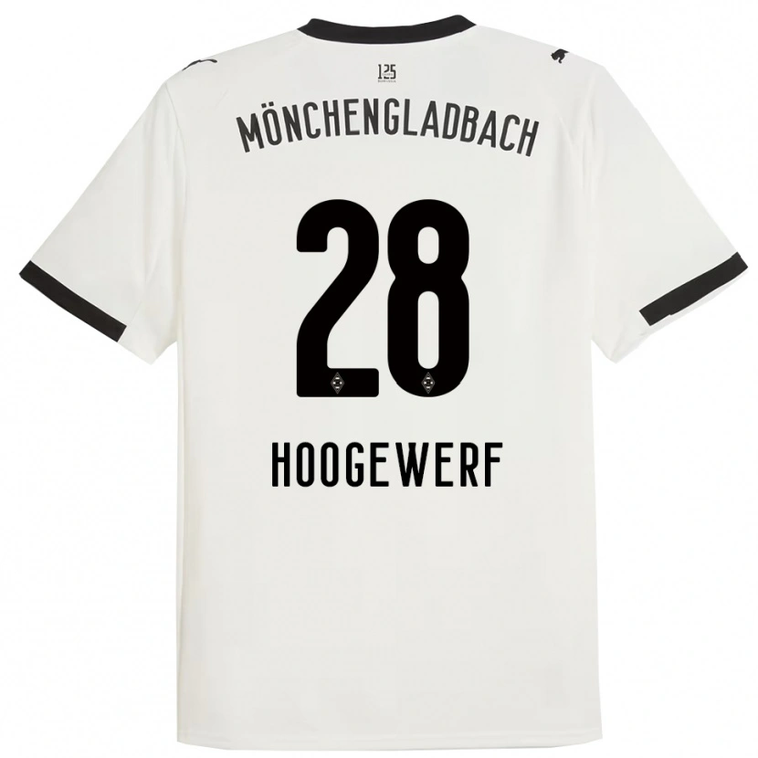 Danxen Herren Dillon Hoogewerf #28 Weiß Schwarz Heimtrikot Trikot 2025/26 T-Shirt