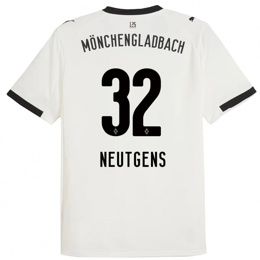 Danxen Herren Maximilian Neutgens #32 Weiß Schwarz Heimtrikot Trikot 2025/26 T-Shirt