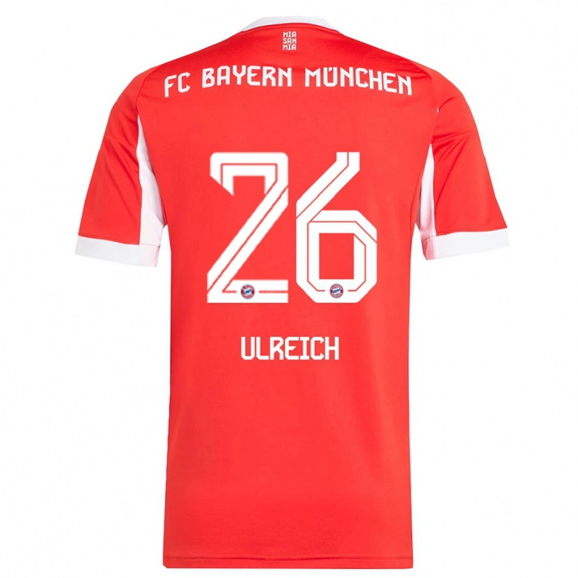 Danxen Herren Sven Ulreich #26 Rot Weiß Heimtrikot Trikot 2025/26 T-Shirt