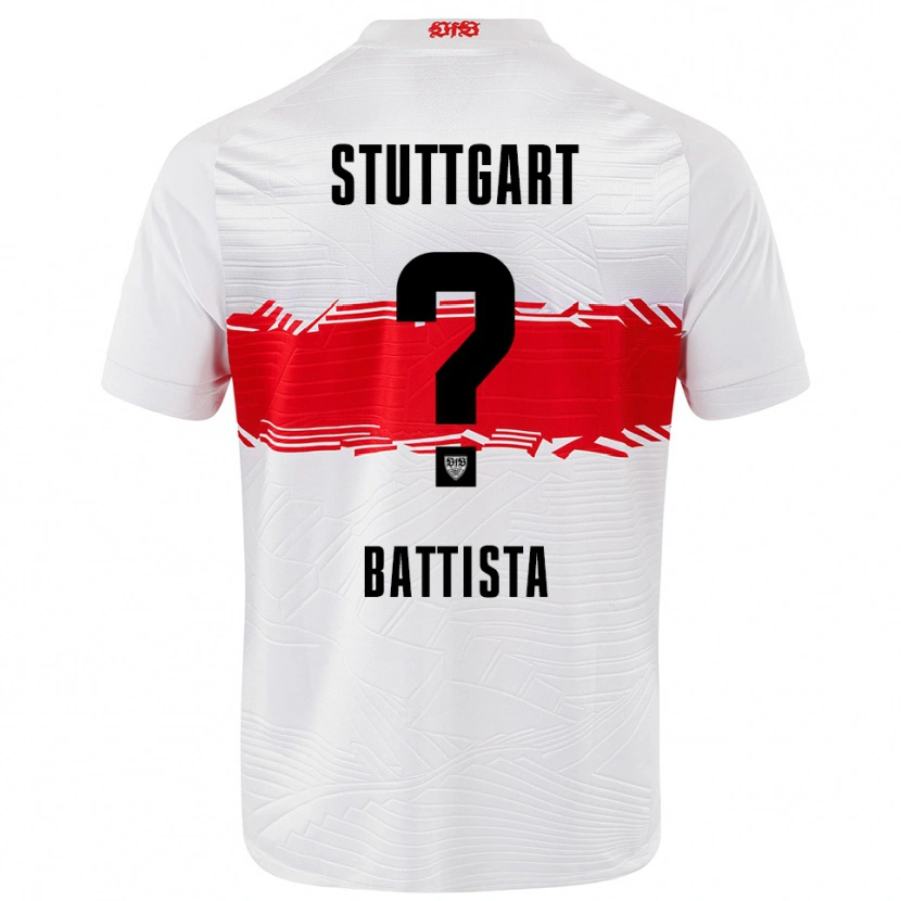 Danxen Herren Luca Battista #0 Weiß Rot Heimtrikot Trikot 2025/26 T-Shirt