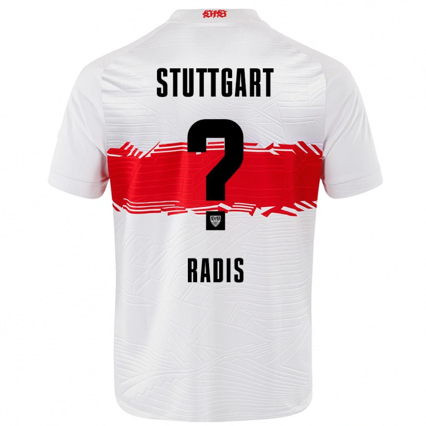 Danxen Herren Dimitrios Radis #0 Weiß Rot Heimtrikot Trikot 2025/26 T-Shirt