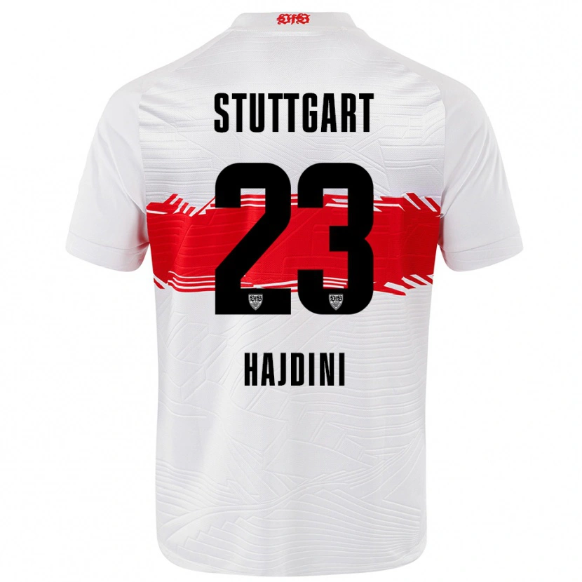 Danxen Herren Deli Hajdini #23 Weiß Rot Heimtrikot Trikot 2025/26 T-Shirt