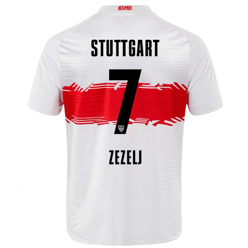 Danxen Herren Neno Zezelj #7 Weiß Rot Heimtrikot Trikot 2025/26 T-Shirt