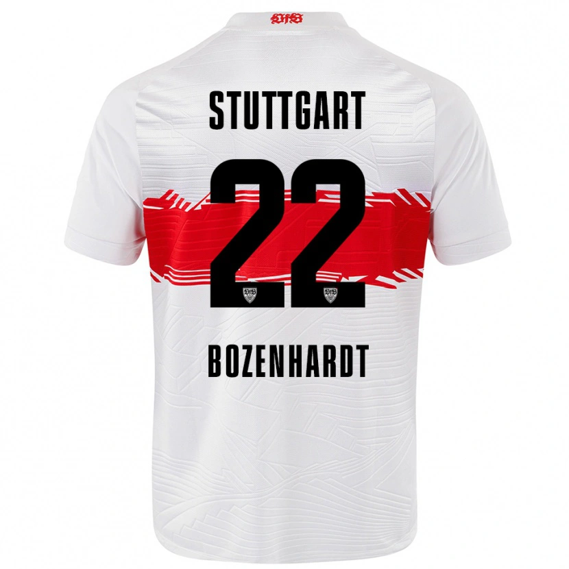 Danxen Herren Laura Bozenhardt #22 Weiß Rot Heimtrikot Trikot 2025/26 T-Shirt
