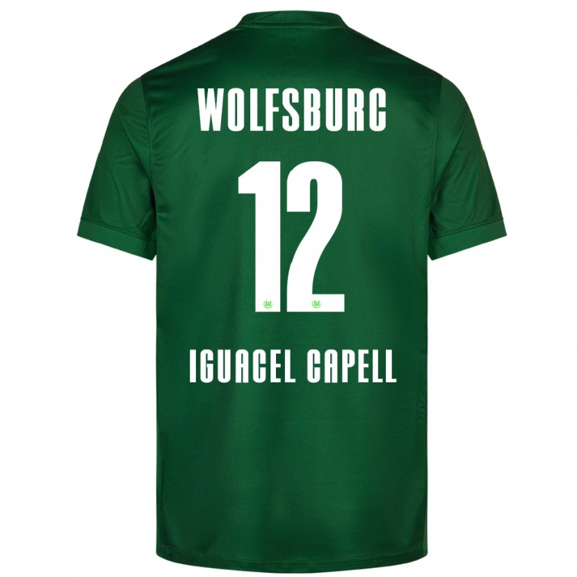 Danxen Herren Diego Iguacel Capell #12 Grün Weiß Heimtrikot Trikot 2025/26 T-Shirt