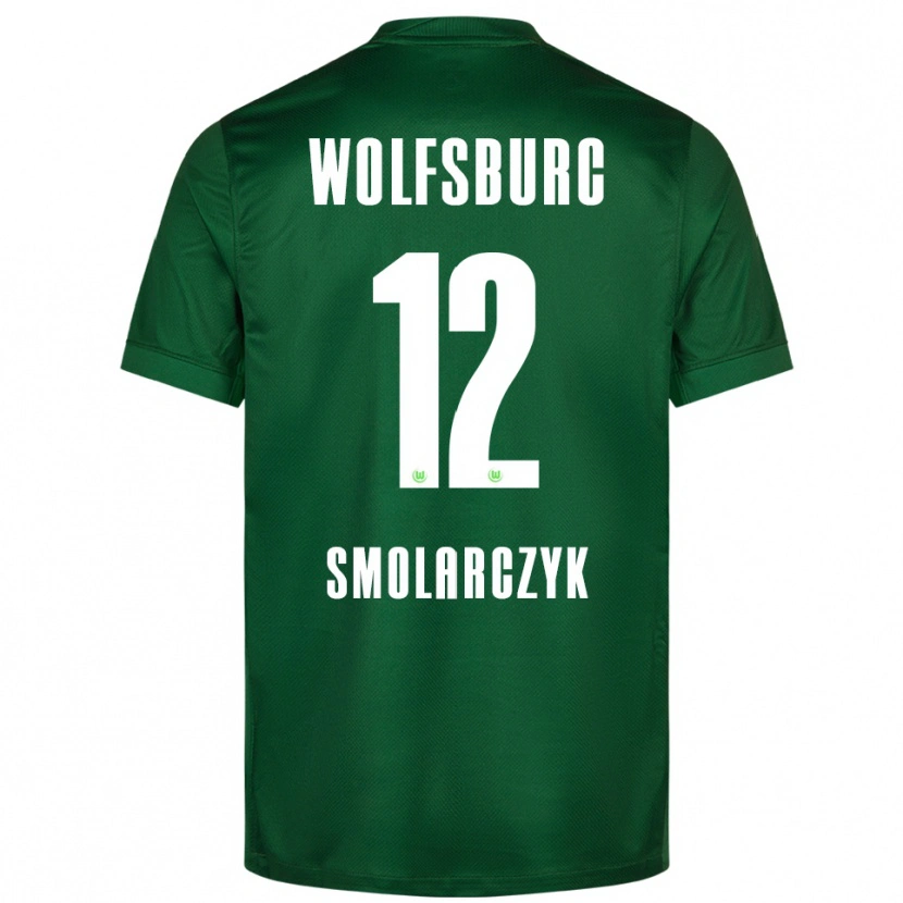 Danxen Herren Nelly Smolarczyk #12 Grün Weiß Heimtrikot Trikot 2025/26 T-Shirt
