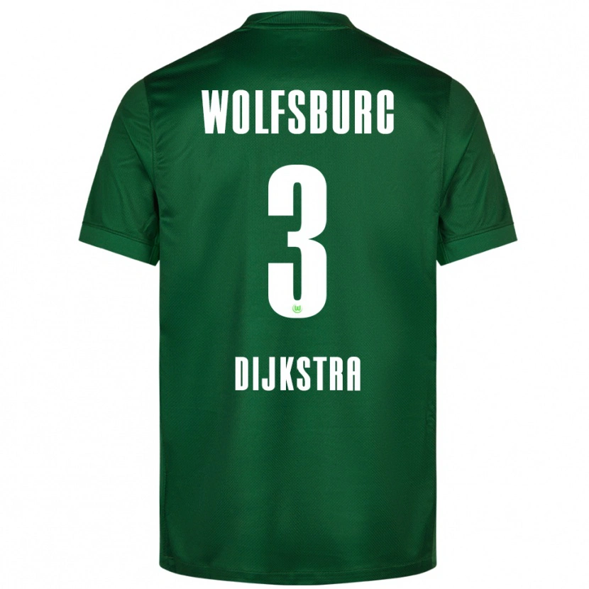Danxen Herren Caitlin Dijkstra #3 Grün Weiß Heimtrikot Trikot 2025/26 T-Shirt