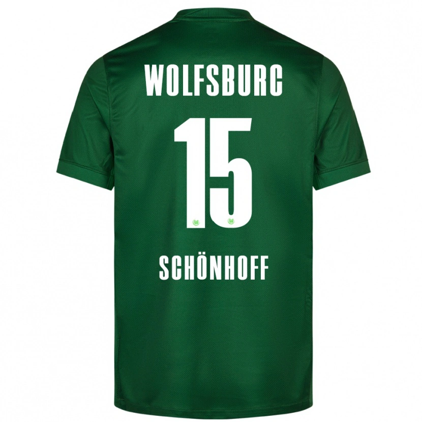 Danxen Herren Henry Schönhoff #15 Grün Weiß Heimtrikot Trikot 2025/26 T-Shirt