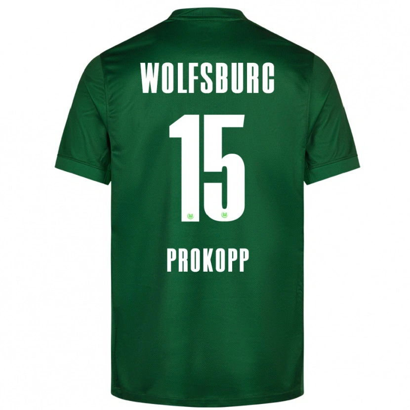 Danxen Herren Oskar Prokopp #15 Grün Weiß Heimtrikot Trikot 2025/26 T-Shirt