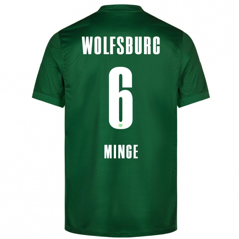 Danxen Herren Janina Minge #6 Grün Weiß Heimtrikot Trikot 2025/26 T-Shirt