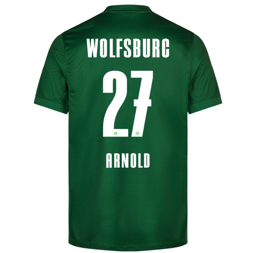 Danxen Herren Maximilian Arnold #27 Grün Weiß Heimtrikot Trikot 2025/26 T-Shirt