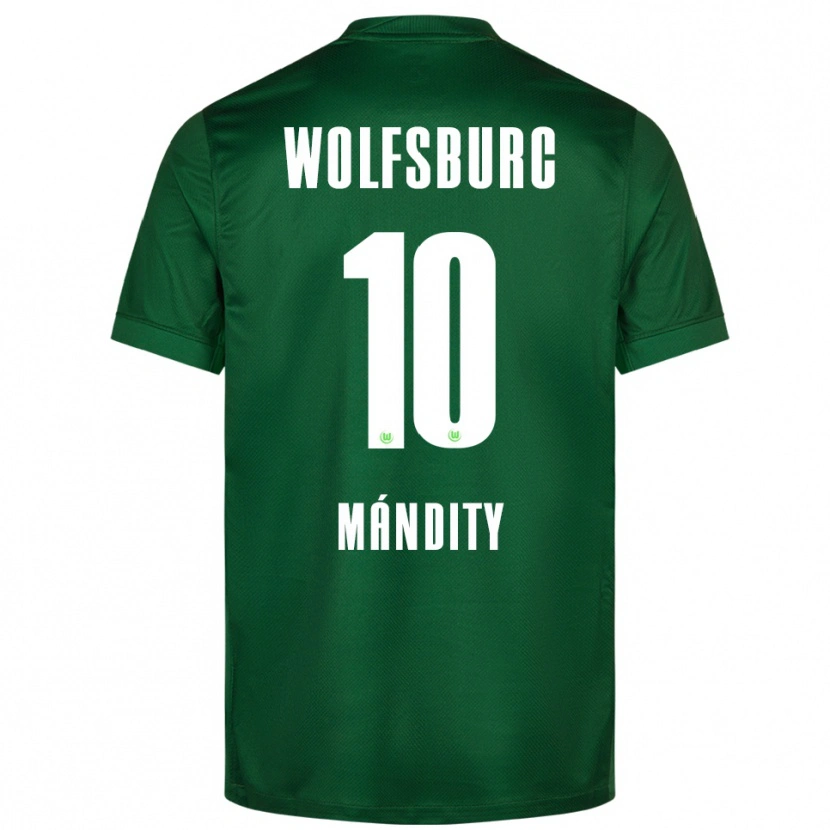 Danxen Herren Márkó Mándity #10 Grün Weiß Heimtrikot Trikot 2025/26 T-Shirt