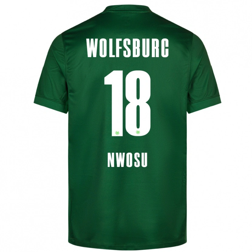 Danxen Herren Lewis Nwosu #18 Grün Weiß Heimtrikot Trikot 2025/26 T-Shirt