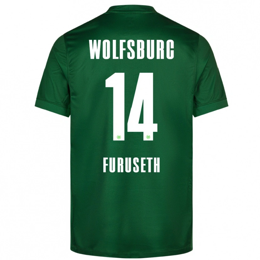 Danxen Herren Truls Furuseth #14 Grün Weiß Heimtrikot Trikot 2025/26 T-Shirt