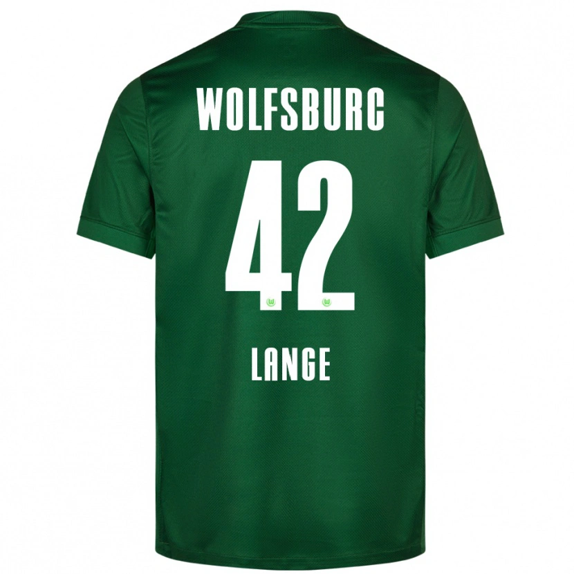 Danxen Herren Felix Lange #42 Grün Weiß Heimtrikot Trikot 2025/26 T-Shirt