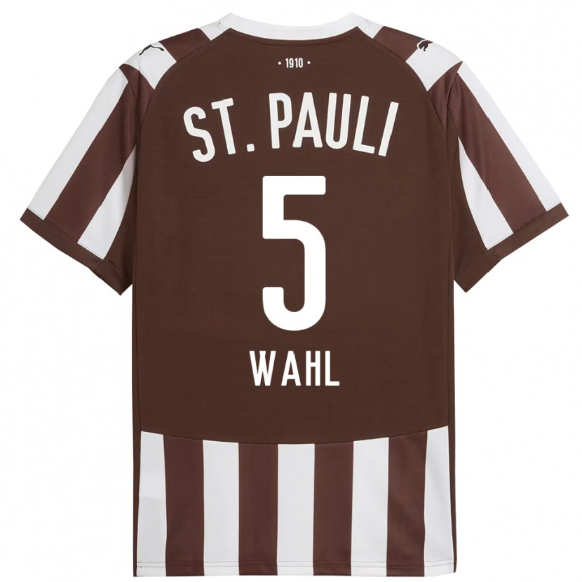 Danxen Herren Hauke Wahl #5 Kaffee Weiß Heimtrikot Trikot 2025/26 T-Shirt