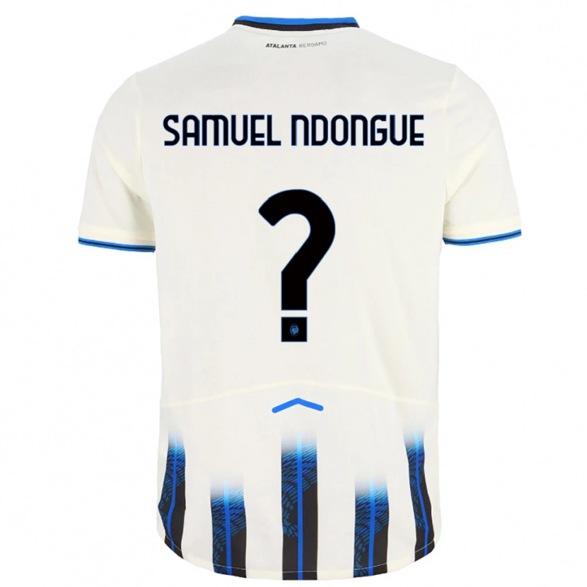 Danxen Herren Frederick Samuel Ndongue #0 Weiß Blau Auswärtstrikot Trikot 2025/26 T-Shirt