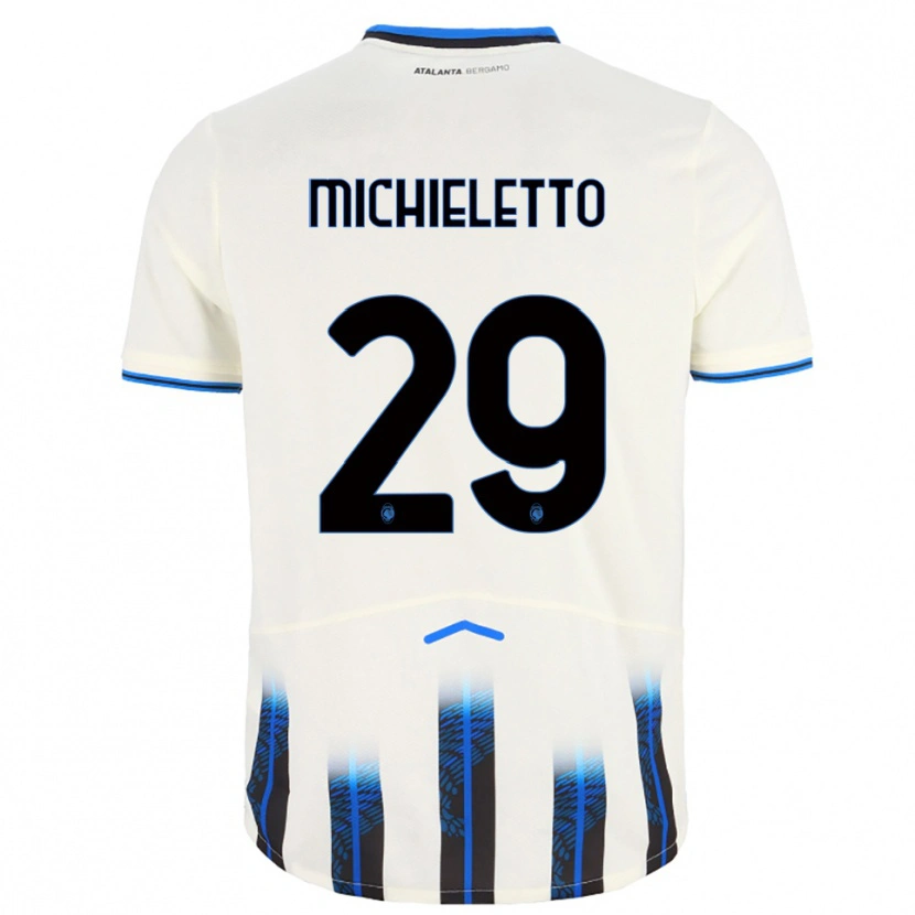 Danxen Herren Andrea Michieletto #29 Weiß Blau Auswärtstrikot Trikot 2025/26 T-Shirt