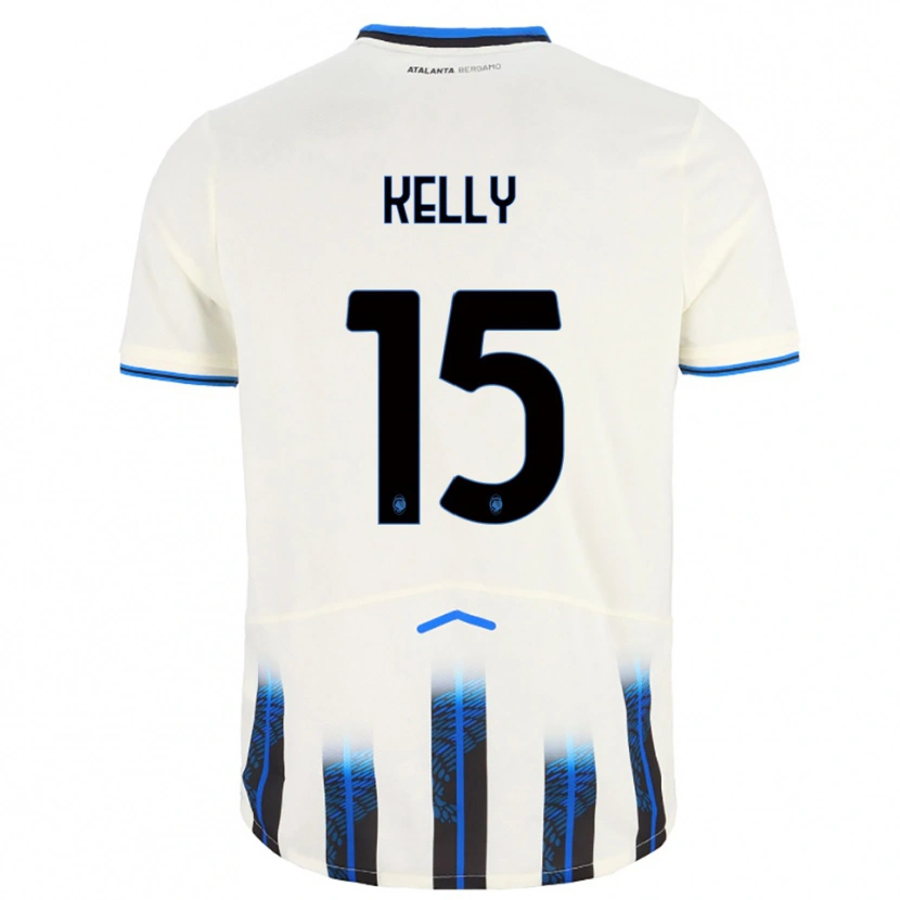 Danxen Herren Maegan Kelly #15 Weiß Blau Auswärtstrikot Trikot 2025/26 T-Shirt