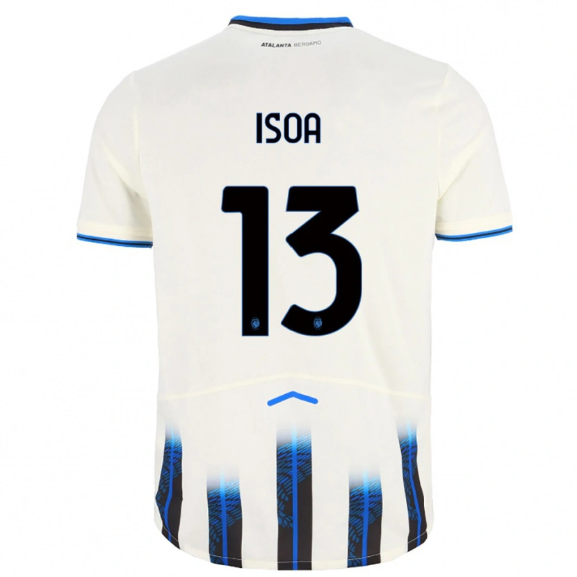 Danxen Herren Isaac Isoa #13 Weiß Blau Auswärtstrikot Trikot 2025/26 T-Shirt