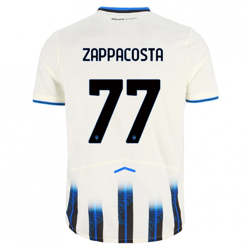 Danxen Herren Davide Zappacosta #77 Weiß Blau Auswärtstrikot Trikot 2025/26 T-Shirt