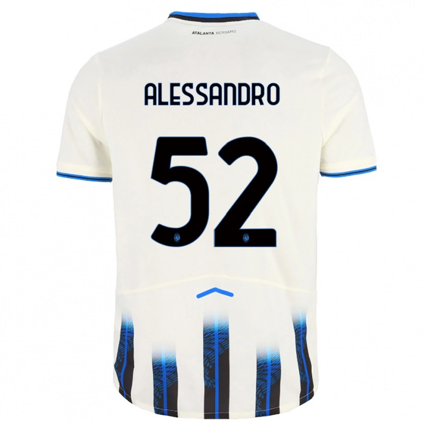 Danxen Herren Alessandro Rinaldi #52 Weiß Blau Auswärtstrikot Trikot 2025/26 T-Shirt