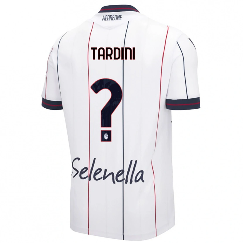 Danxen Herren Sara Tardini #0 Weiß Königsblau Auswärtstrikot Trikot 2025/26 T-Shirt