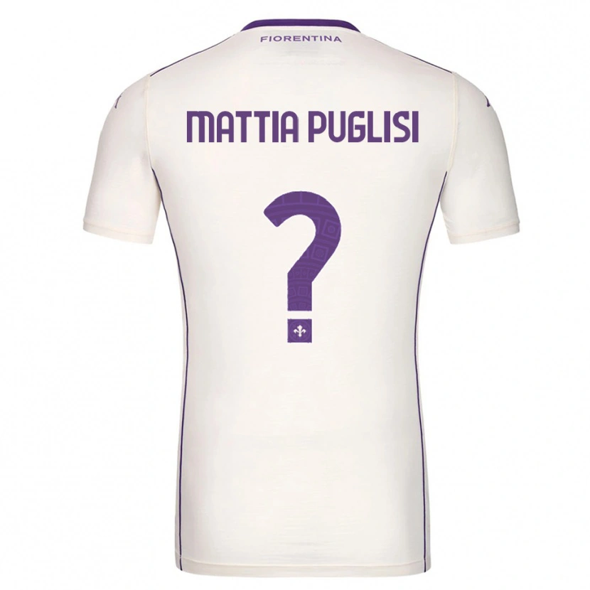 Danxen Herren Luca Mattia Puglisi #0 Weiß Lila Rot Auswärtstrikot Trikot 2025/26 T-Shirt
