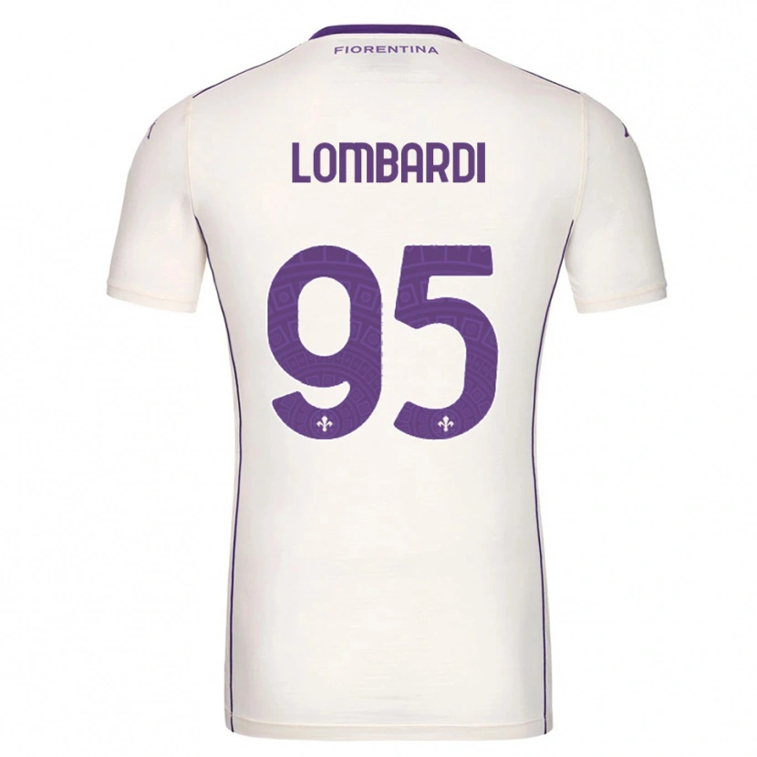 Danxen Herren Emma Lombardi #95 Weiß Lila Rot Auswärtstrikot Trikot 2025/26 T-Shirt