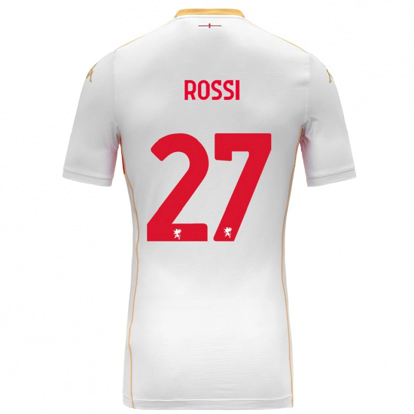 Danxen Herren Lucrezia Rossi #27 Weiß Rot Auswärtstrikot Trikot 2025/26 T-Shirt