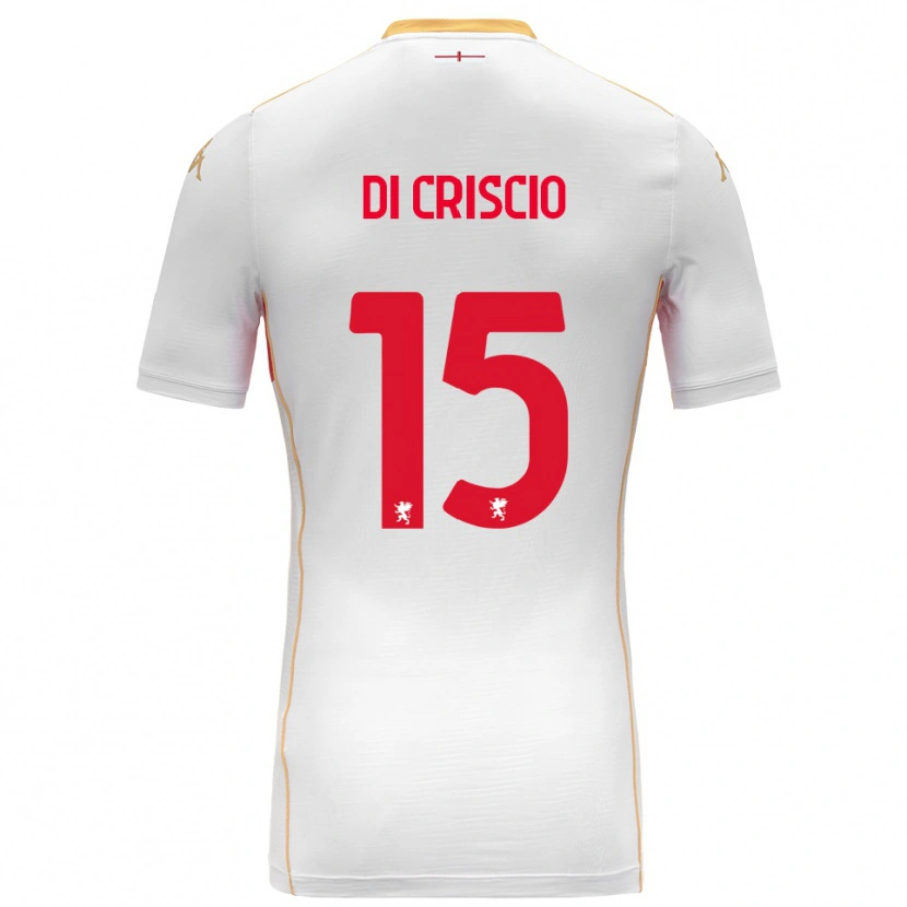 Danxen Herren Federica Di Criscio #15 Weiß Rot Auswärtstrikot Trikot 2025/26 T-Shirt