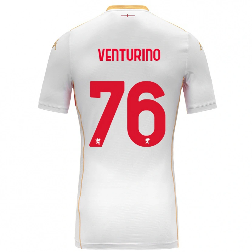 Danxen Herren Lorenzo Venturino #76 Weiß Rot Auswärtstrikot Trikot 2025/26 T-Shirt