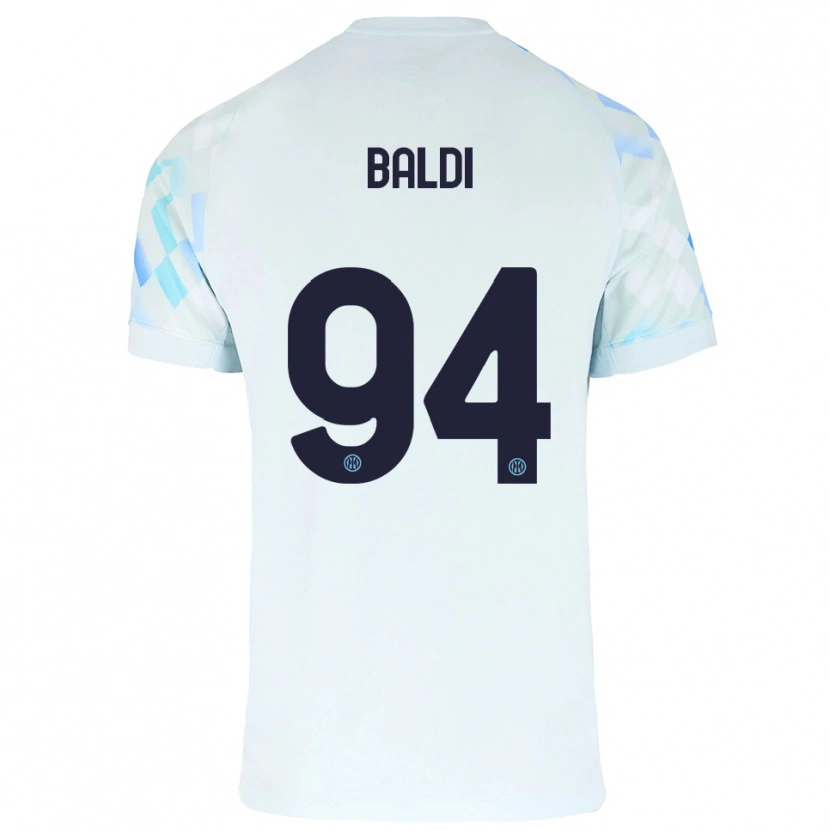 Danxen Herren Rachele Baldi #94 Weiß Blau Auswärtstrikot Trikot 2025/26 T-Shirt