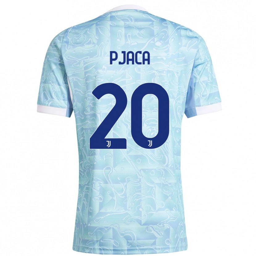 Danxen Herren Marko Pjaca #20 Himmelblau Gelb Auswärtstrikot Trikot 2025/26 T-Shirt