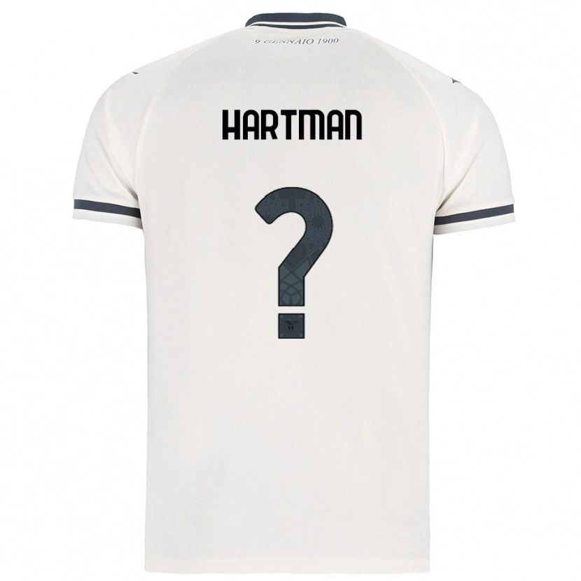 Danxen Herren Thomas Hartman #0 Weiß Marineblau Auswärtstrikot Trikot 2025/26 T-Shirt