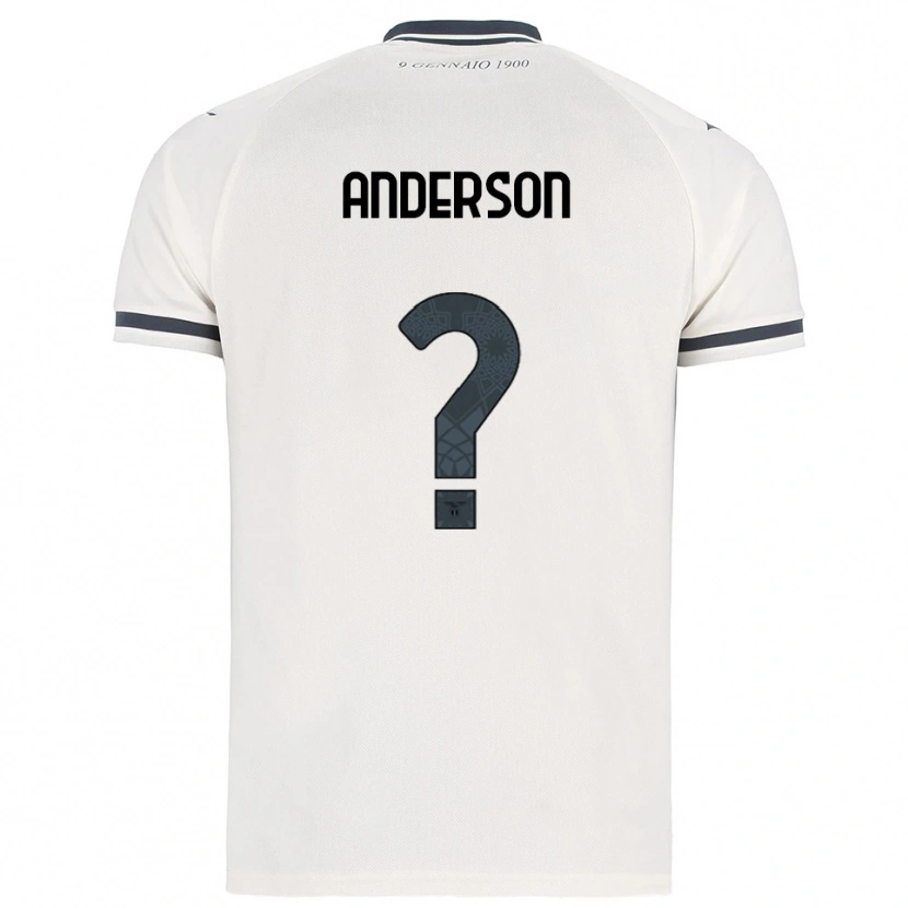 Danxen Herren Andre Anderson #0 Weiß Marineblau Auswärtstrikot Trikot 2025/26 T-Shirt