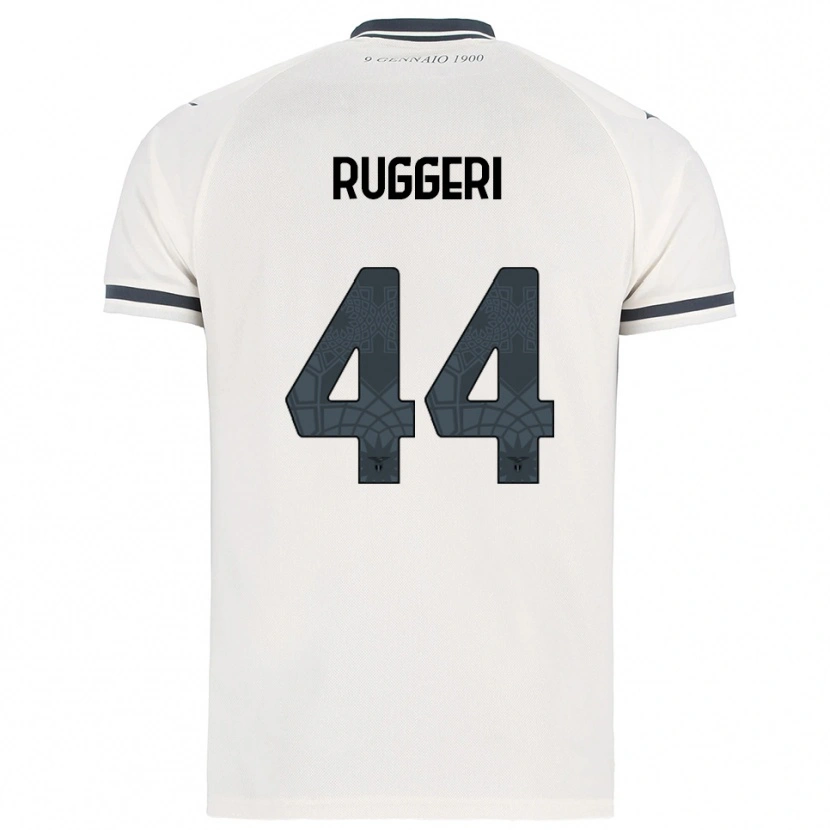 Danxen Herren Fabio Andrea Ruggeri #44 Weiß Marineblau Auswärtstrikot Trikot 2025/26 T-Shirt