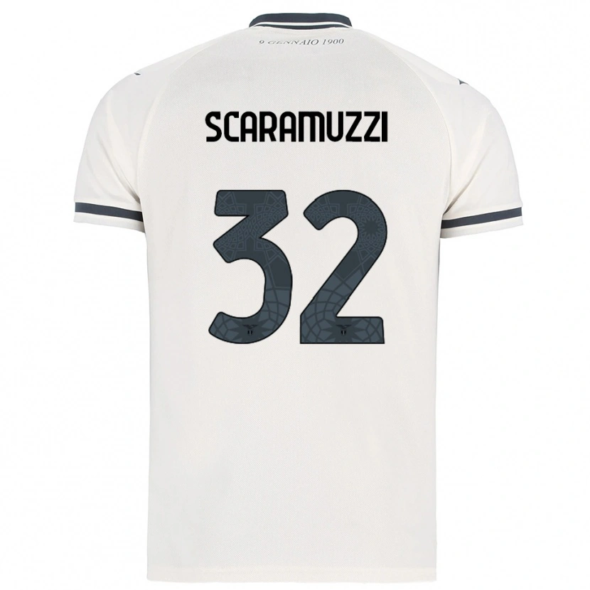 Danxen Herren Chiara Scaramuzzi #32 Weiß Marineblau Auswärtstrikot Trikot 2025/26 T-Shirt