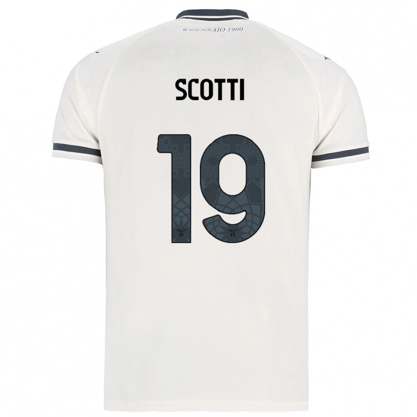 Danxen Herren Asia Scotti #19 Weiß Marineblau Auswärtstrikot Trikot 2025/26 T-Shirt