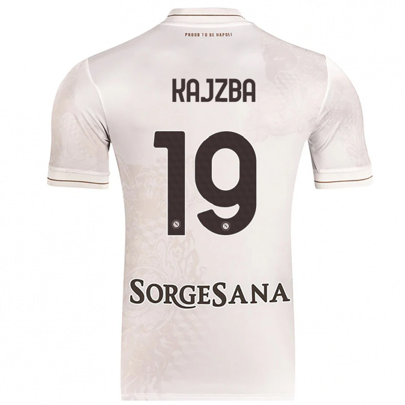 Danxen Herren Nina Kajzba #19 Champagner Braun Auswärtstrikot Trikot 2025/26 T-Shirt