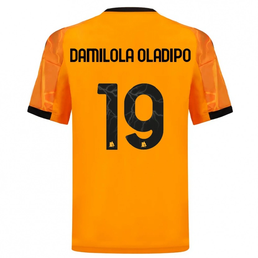 Danxen Herren Shukurat Damilola Oladipo #19 Orange Schwarz Auswärtstrikot Trikot 2025/26 T-Shirt