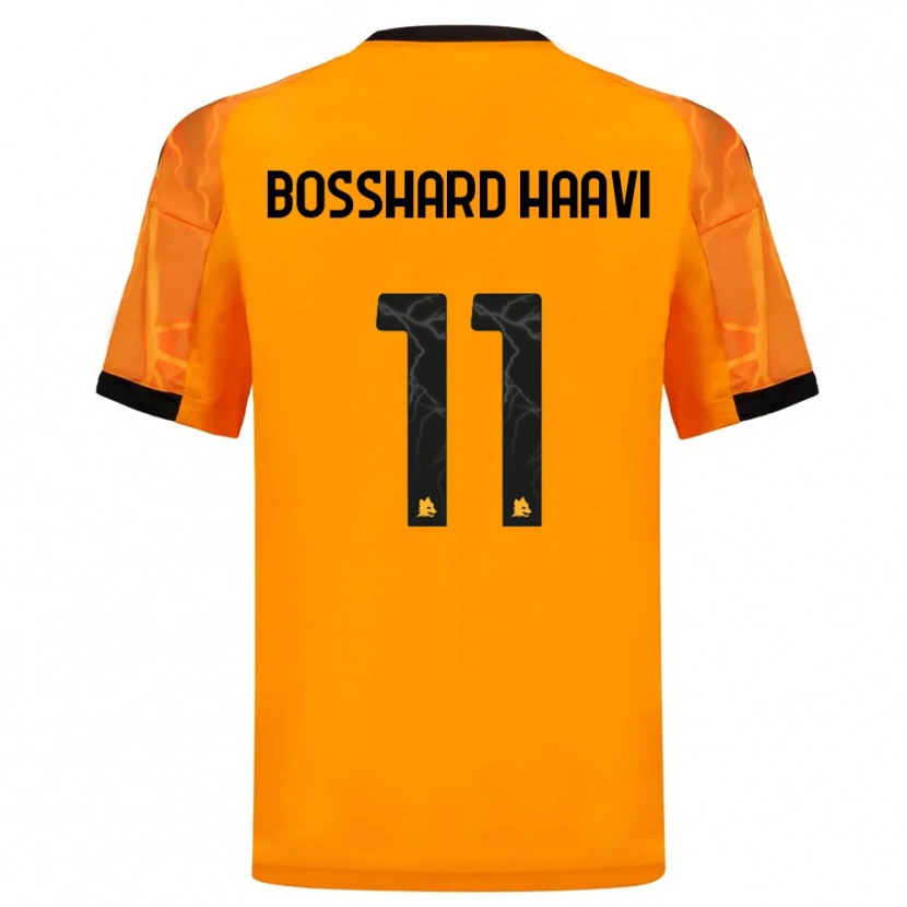 Danxen Herren Emilie Bosshard Haavi #11 Orange Schwarz Auswärtstrikot Trikot 2025/26 T-Shirt