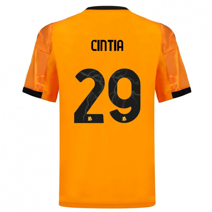 Danxen Herren Cintia Rafaela Soares Martins #29 Orange Schwarz Auswärtstrikot Trikot 2025/26 T-Shirt