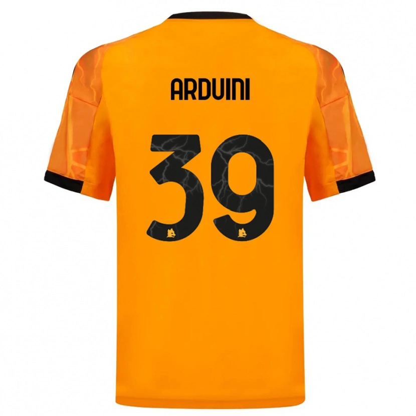 Danxen Herren Giacomo Arduini #39 Orange Schwarz Auswärtstrikot Trikot 2025/26 T-Shirt